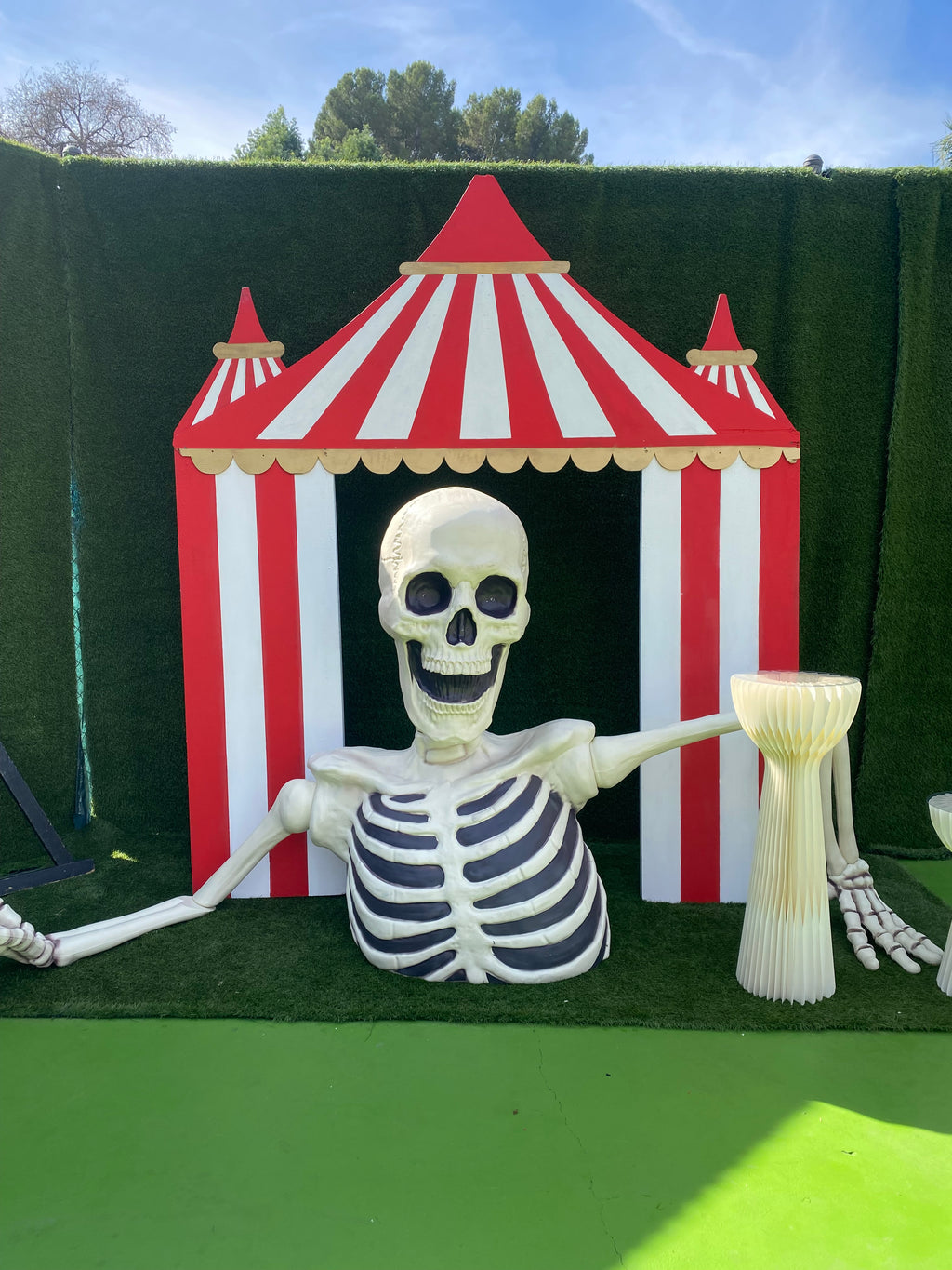 Red Circus / Carnival Tent Backdrop