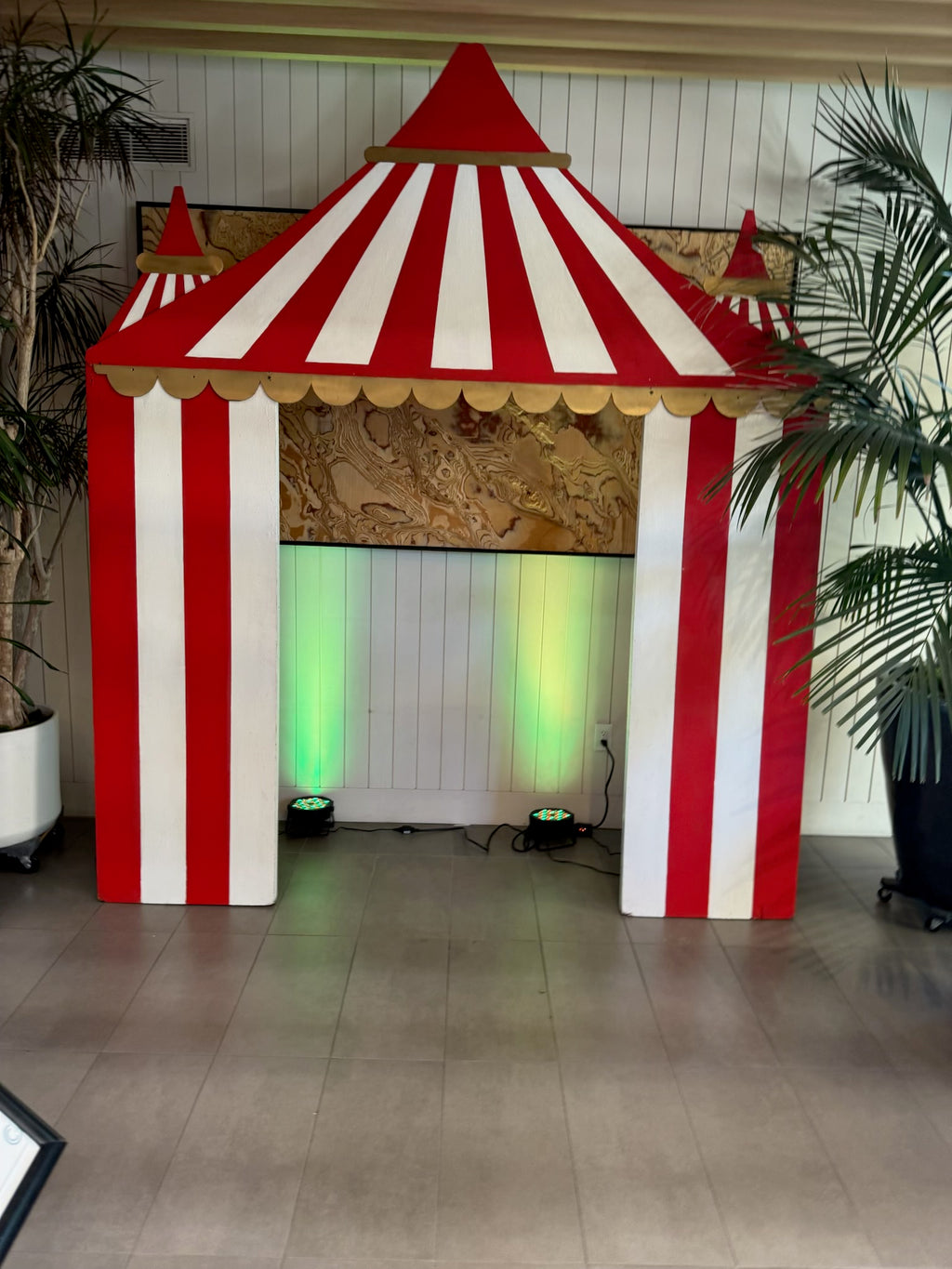 Red Circus / Carnival Tent Backdrop