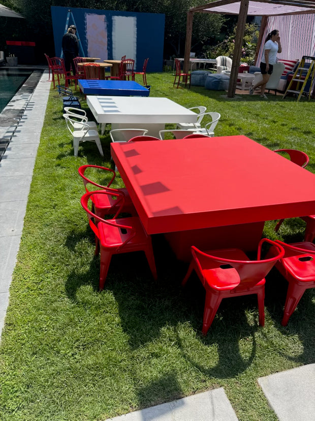 Kids Blue Square Table