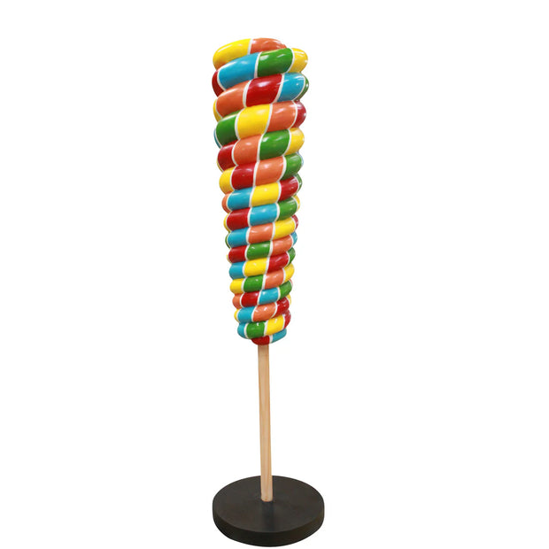 Jumbo Rainbow Twister Lollipop