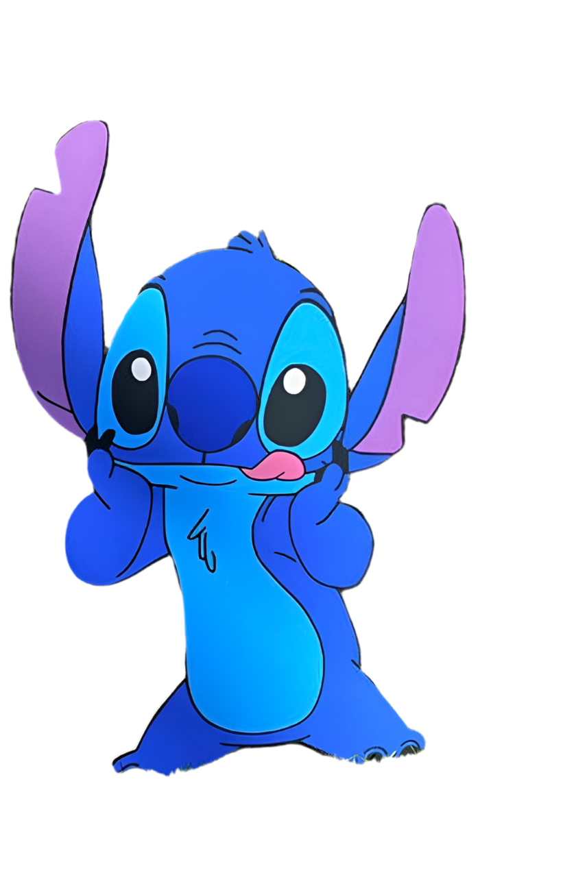Stitch Standee Stitch Wood Cut Out Standee – Platinum Prop House, Inc.