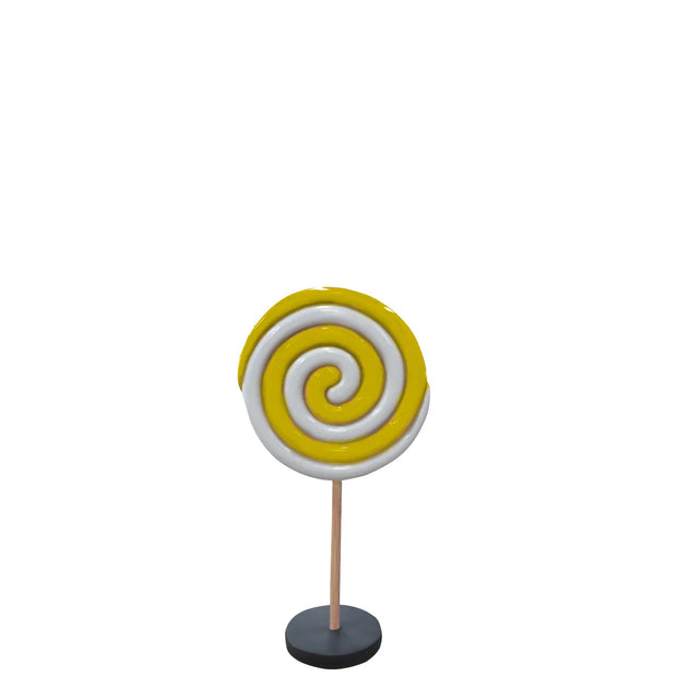 Yellow Round Lollipop Twist