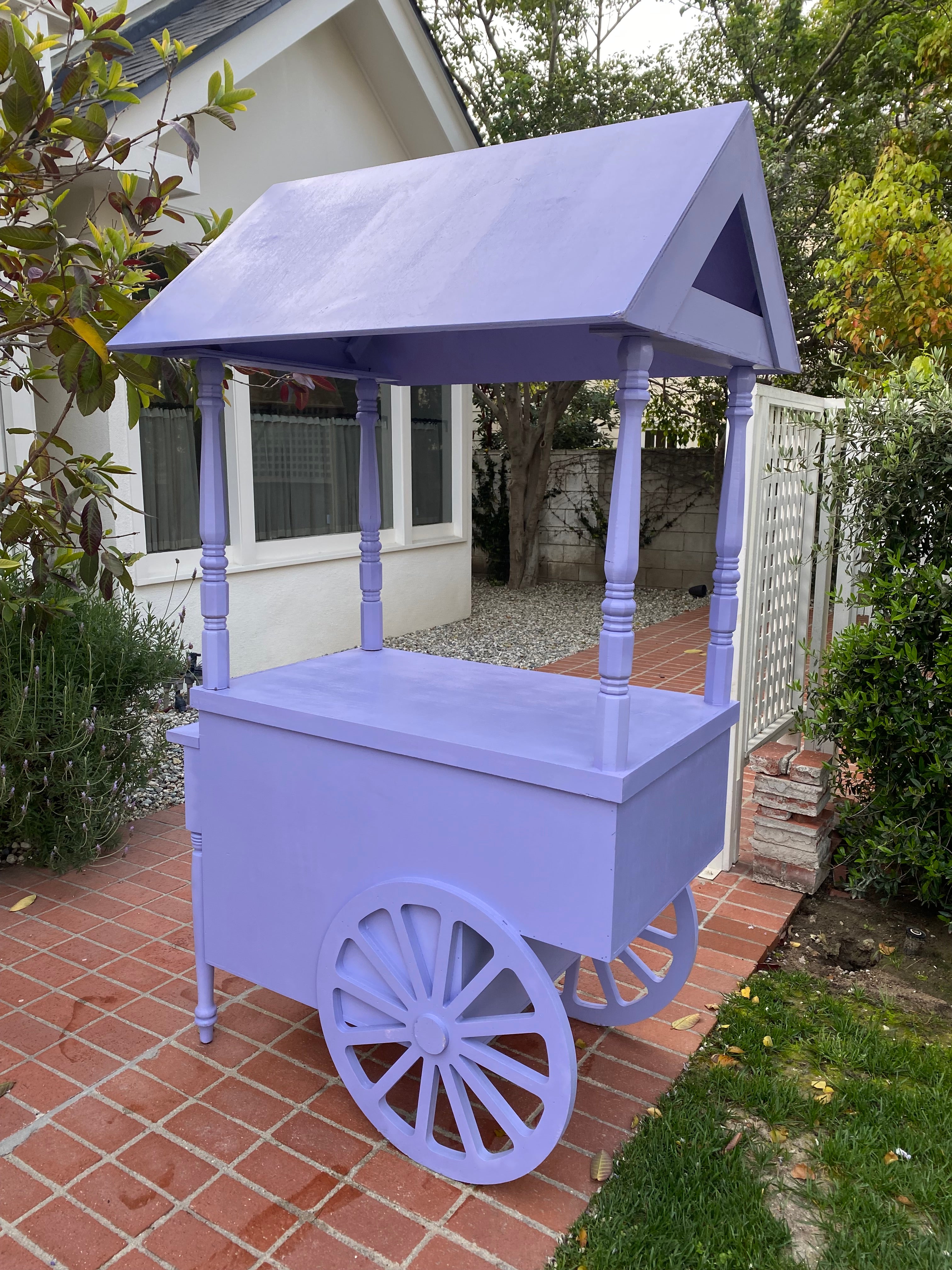 Lavender Dessert Cart