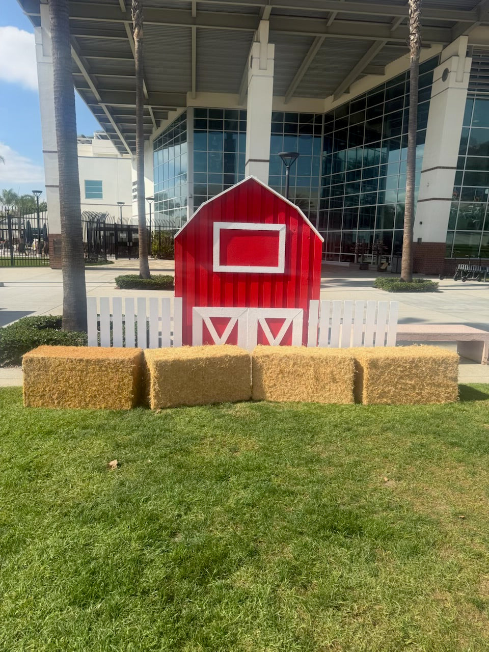 Faux Large Hay Bale