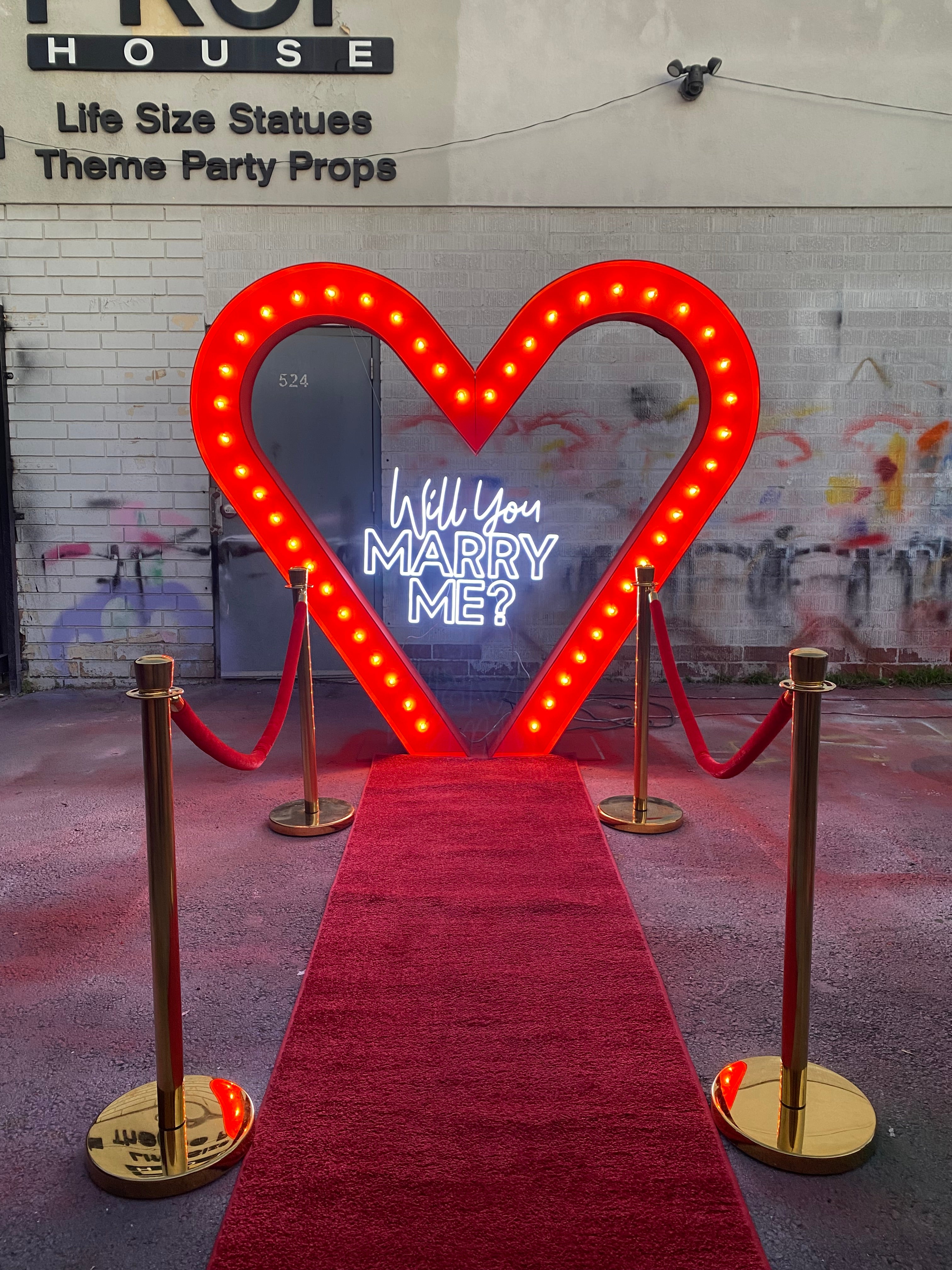 Red LED Heart