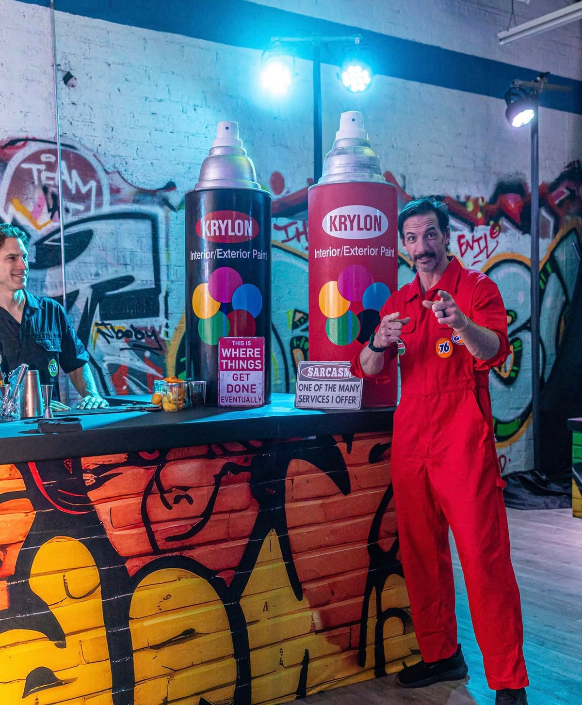 Red Spray Paint Can
