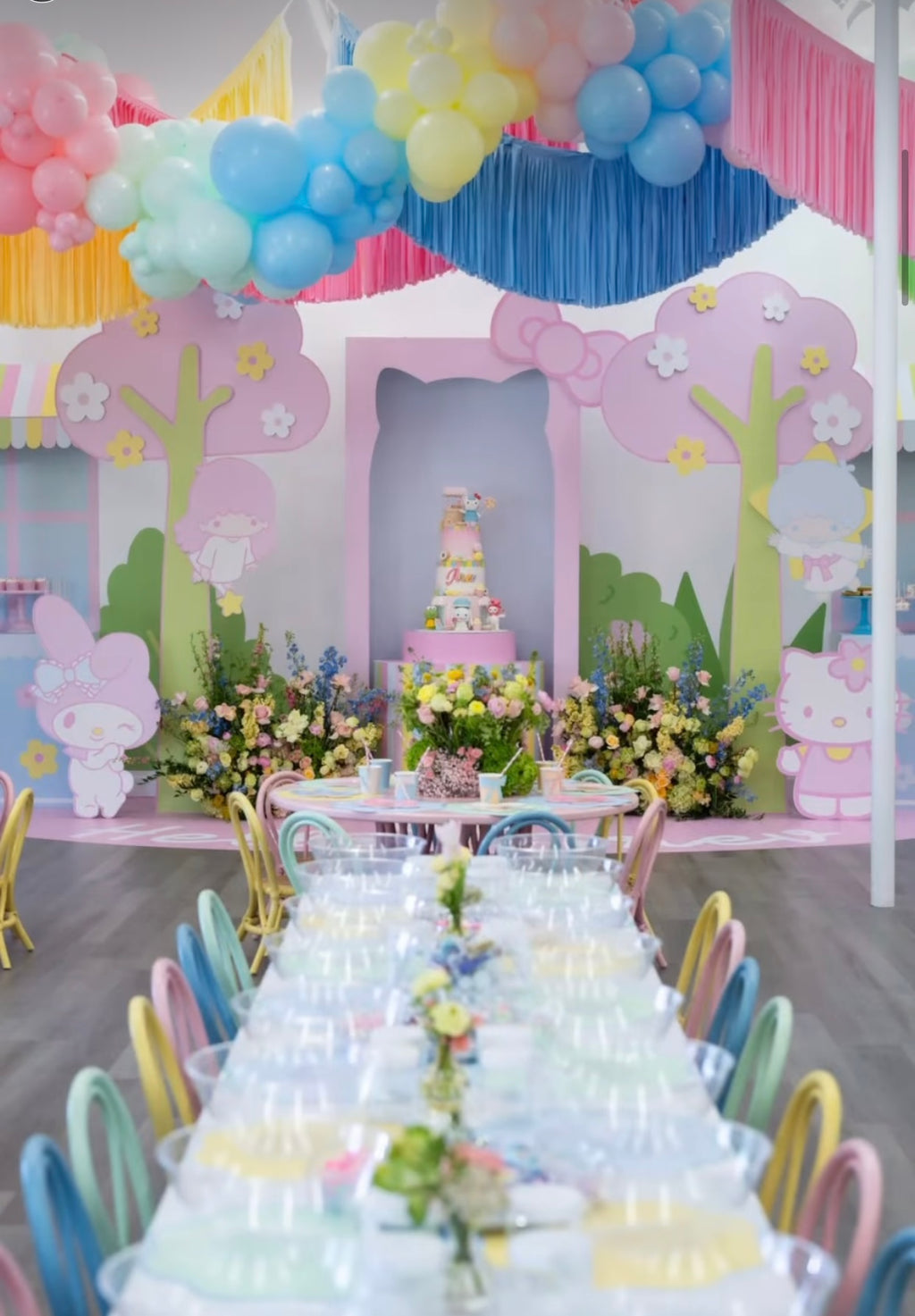 Kids Light Pink Rattan Chair