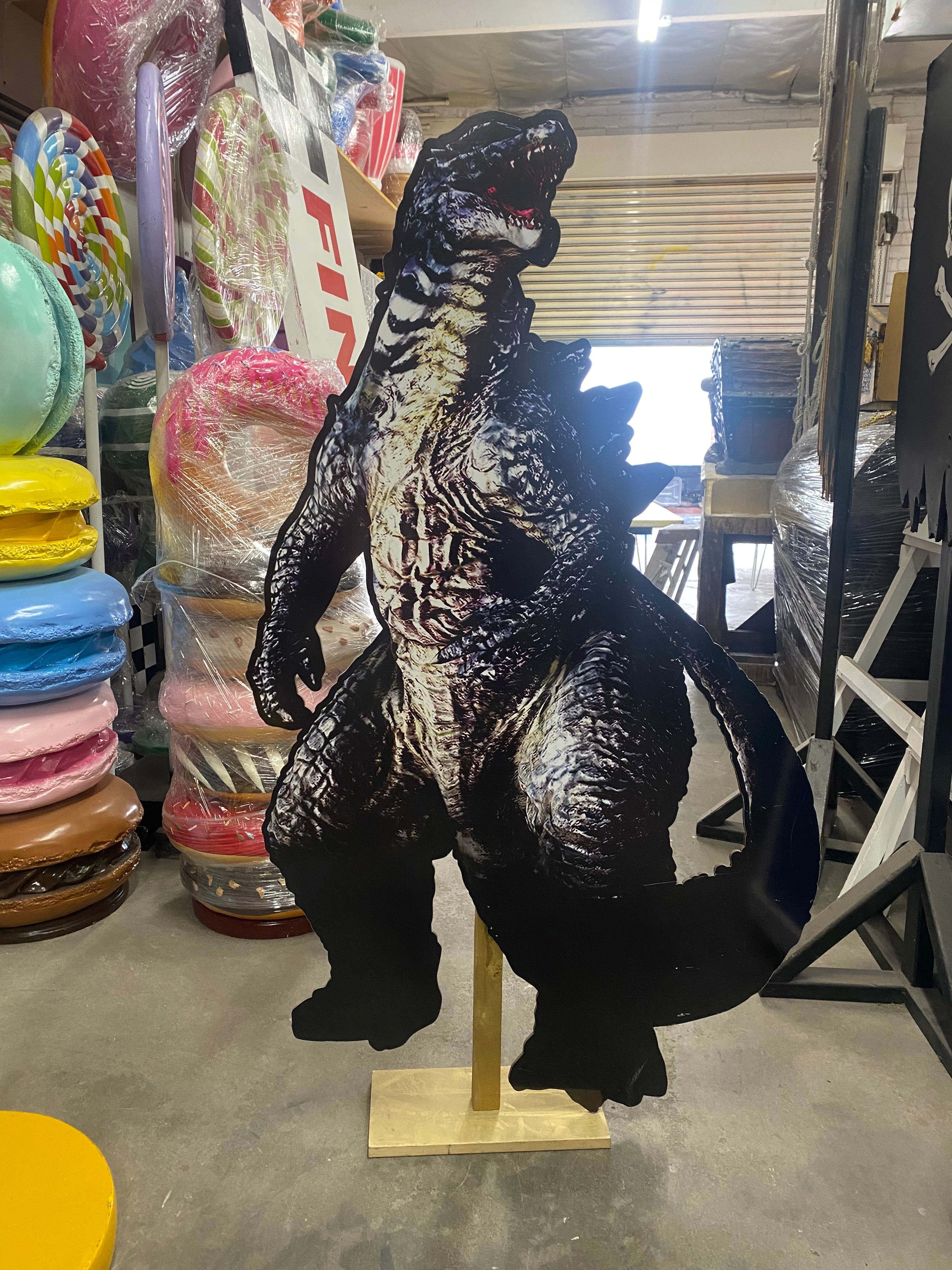 Godzilla Wood Cut Out Standee