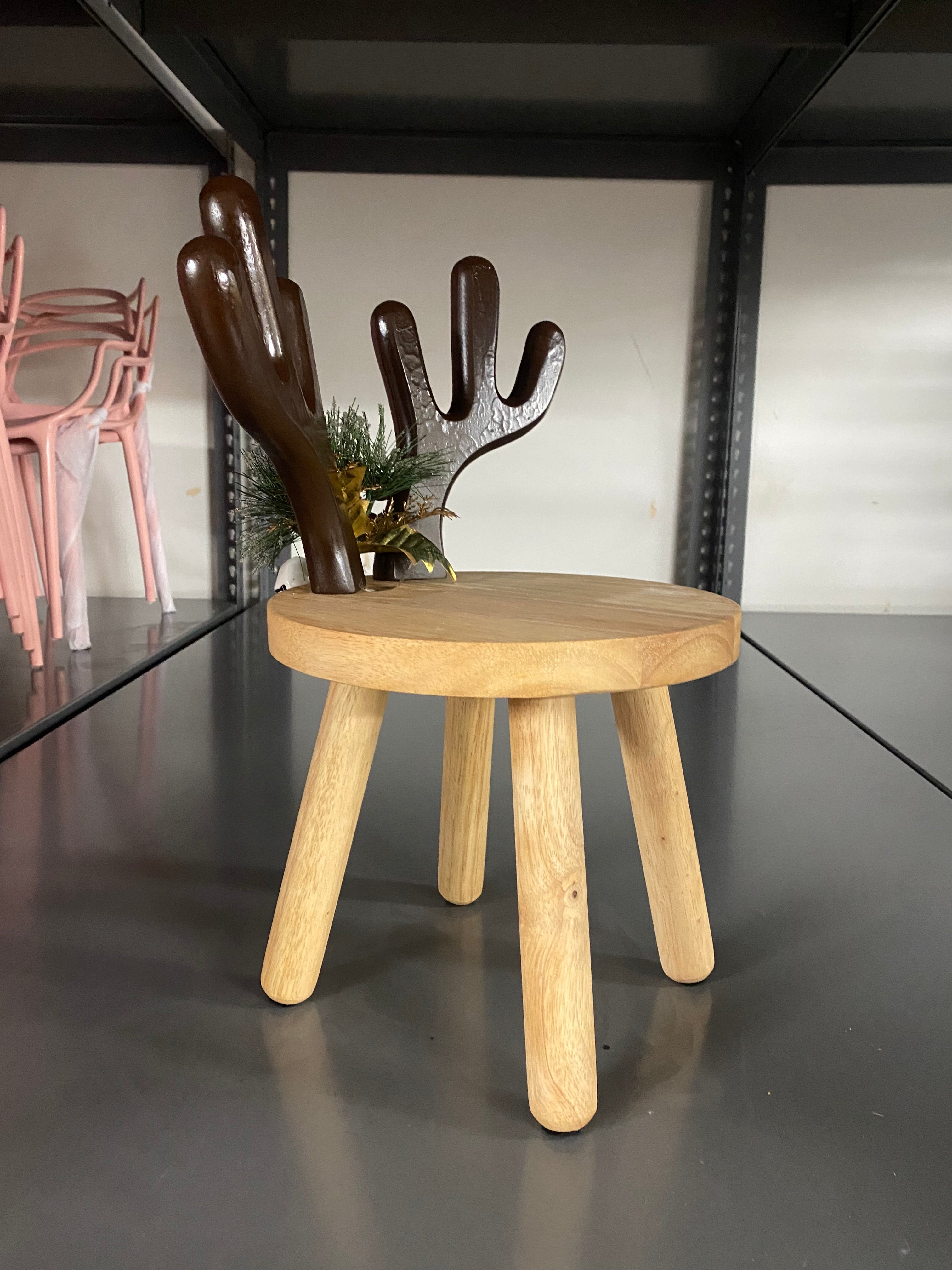 Kids Brown Reindeer Chair