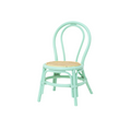 Kids Teal Rattan Chair