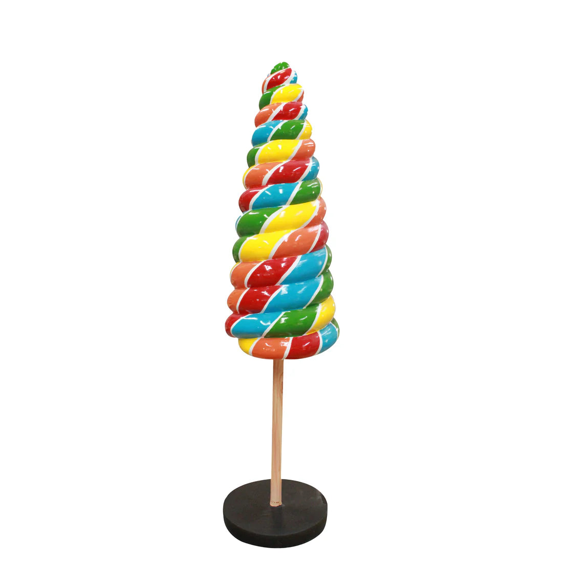 Giant Rainbow Twister Cone Lollipop