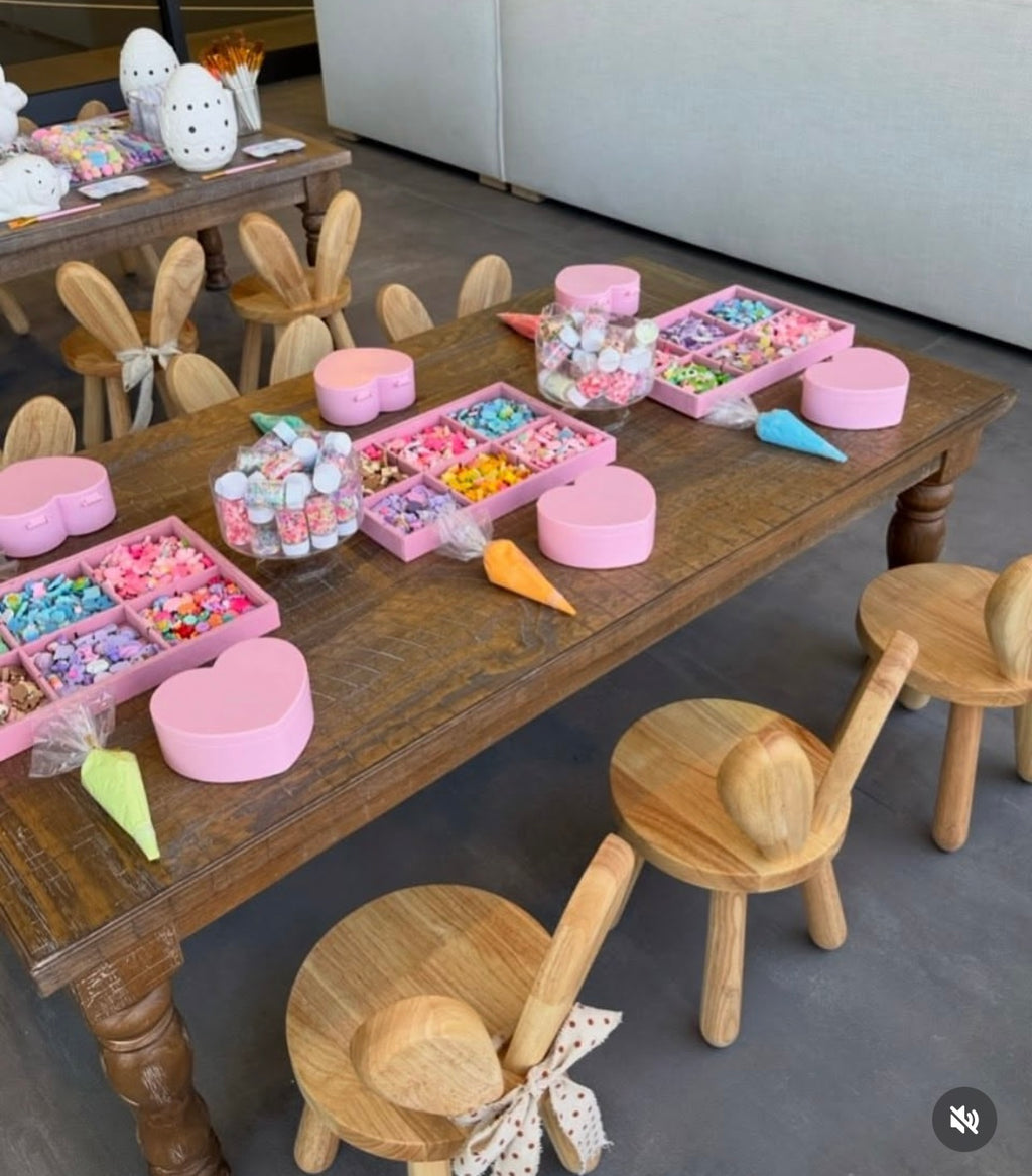 Kids Natural Bunny Chair