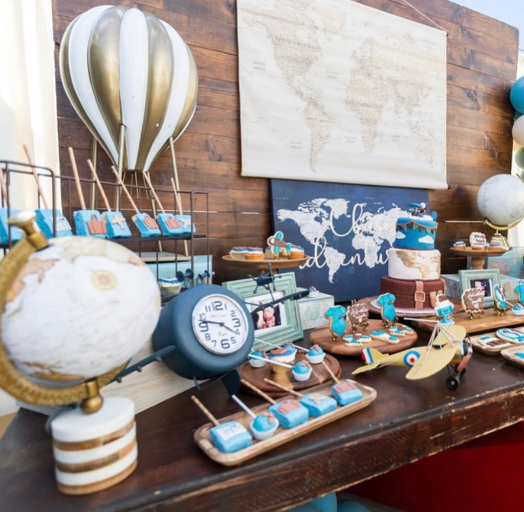 Gold & White Hot Air Balloon