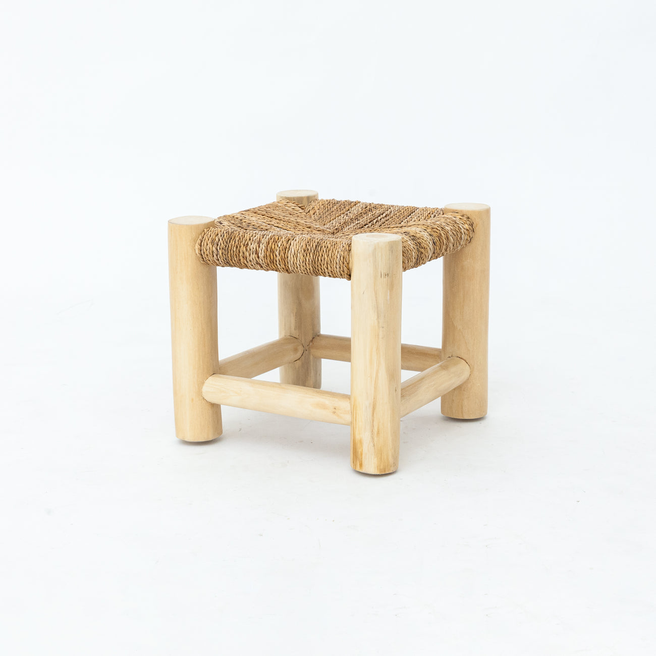 Kids Rattan Square Bench