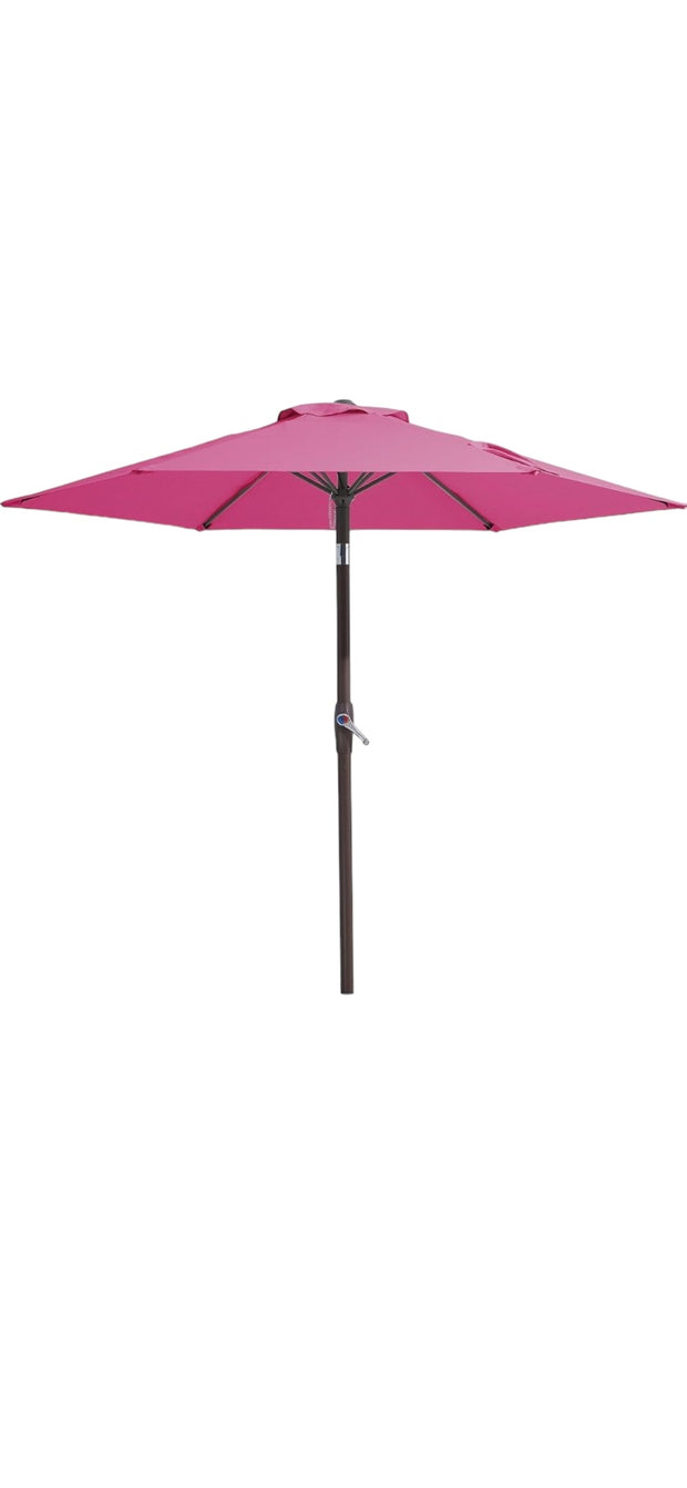 Hot Pink Umbrella With White Base