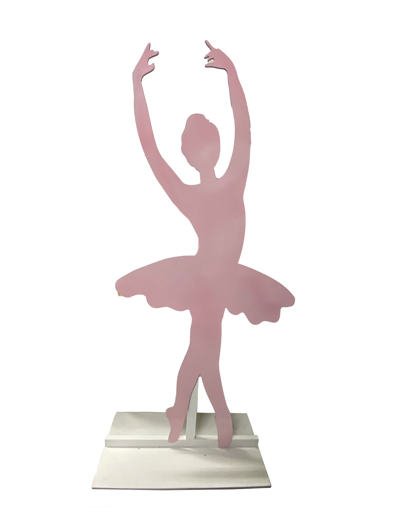 Light Pink Ballerina Wood Cut Out Standee