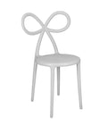 Kids White Resin Bow Chair