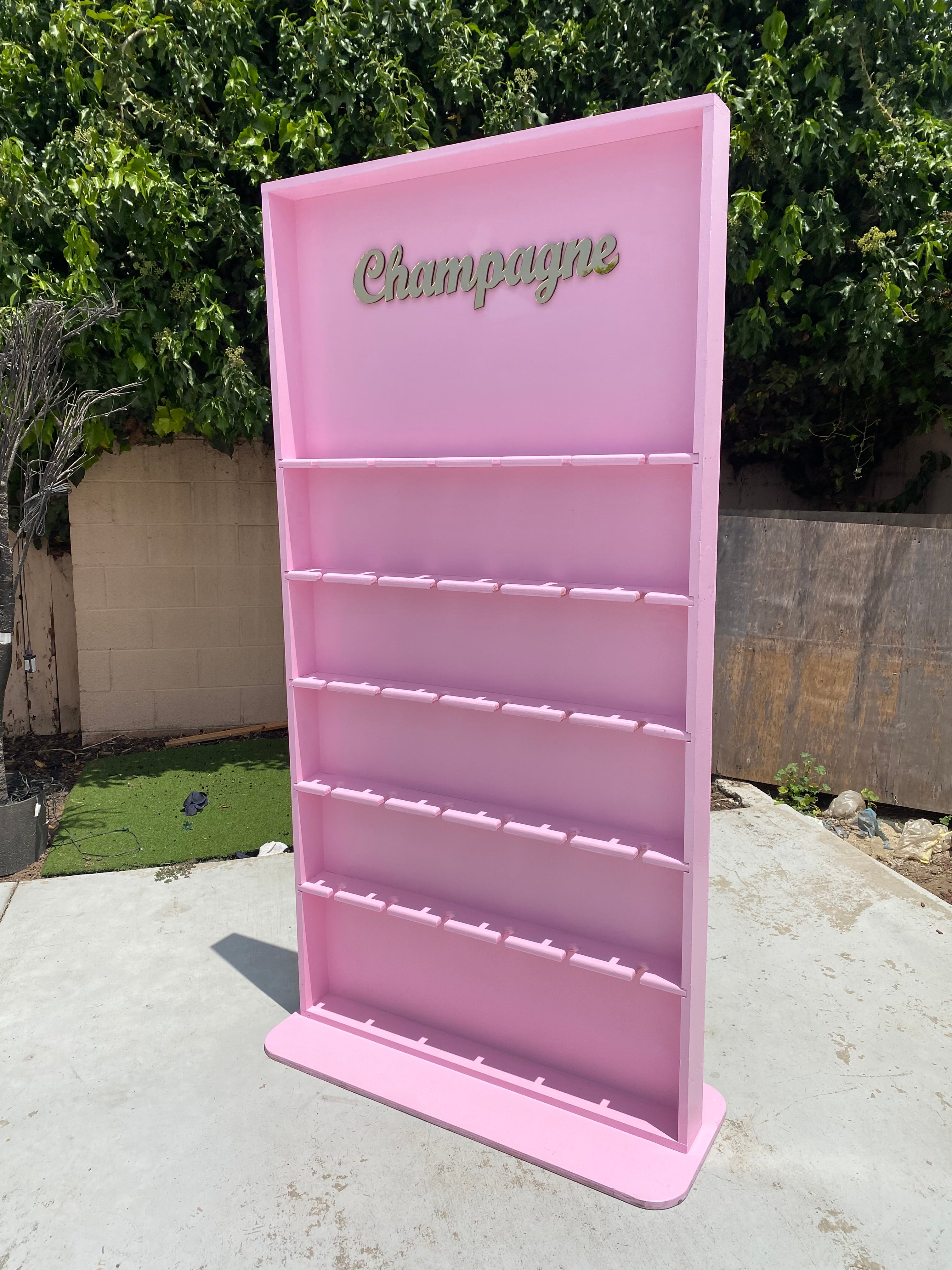 Light Pink Champagne Wall
