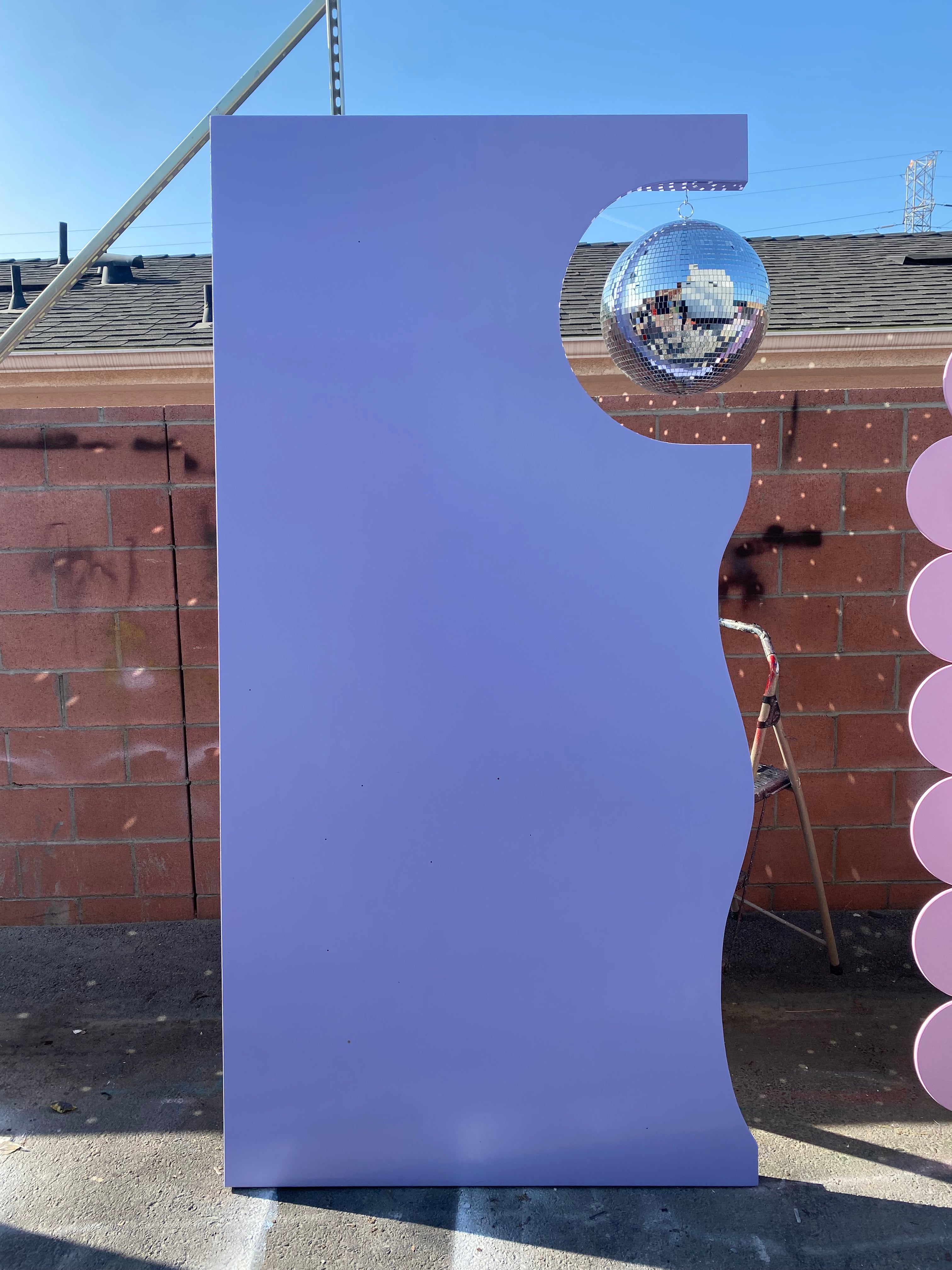 Lavender Disco Backdrop