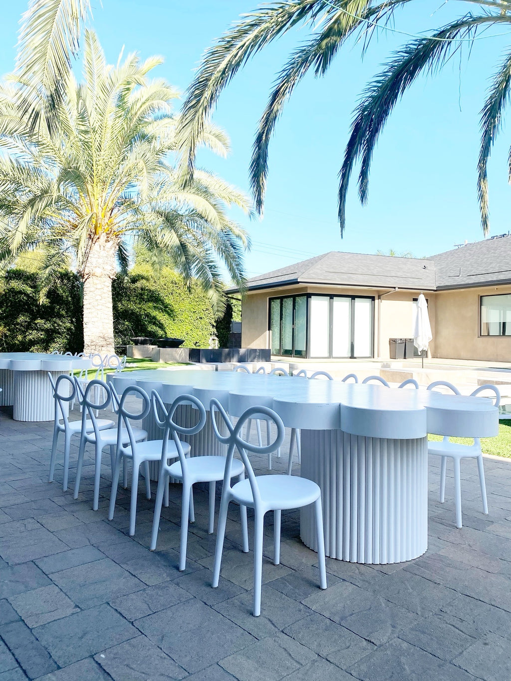 Kids White Daisy Table