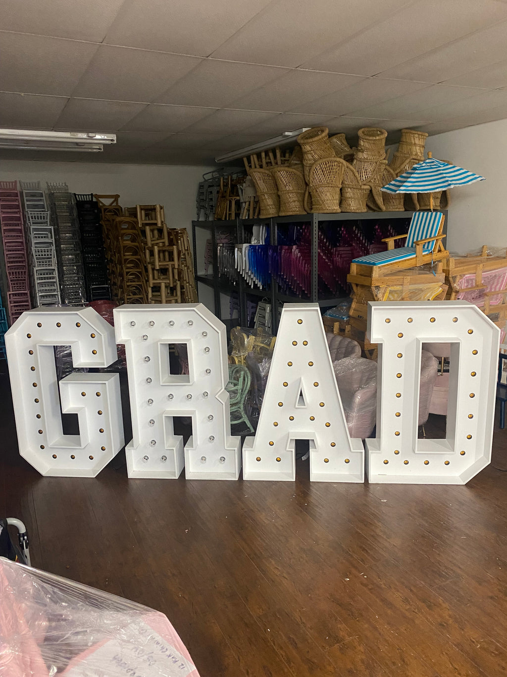 GRAD Marquee Letters