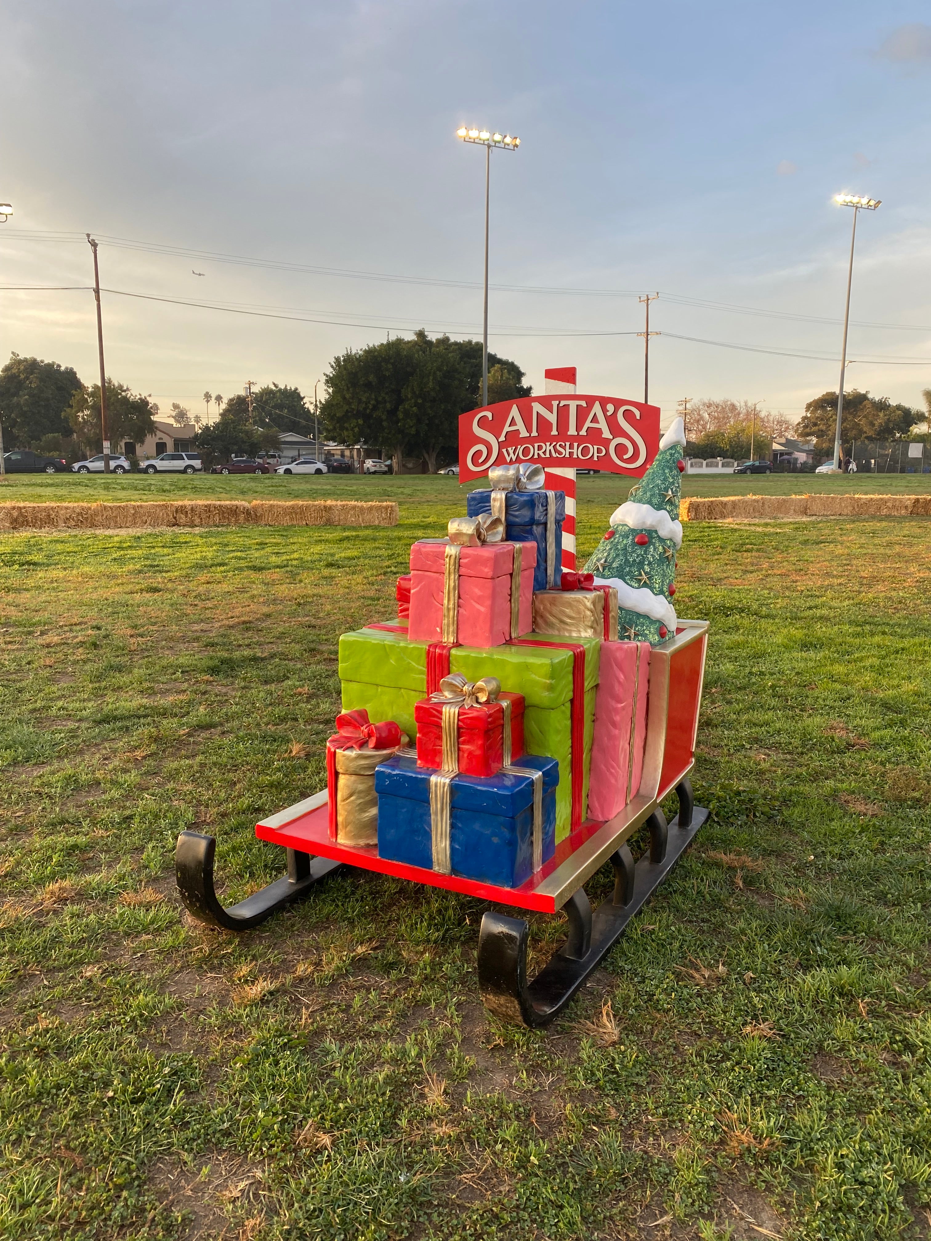 Santa’s Workshop Sign