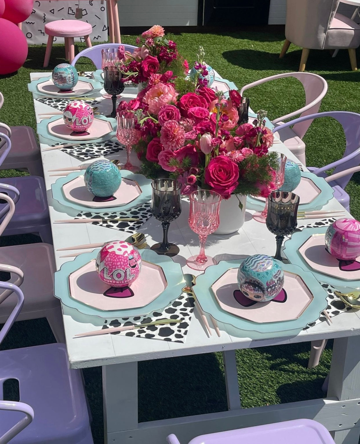 Kids White Farm Table