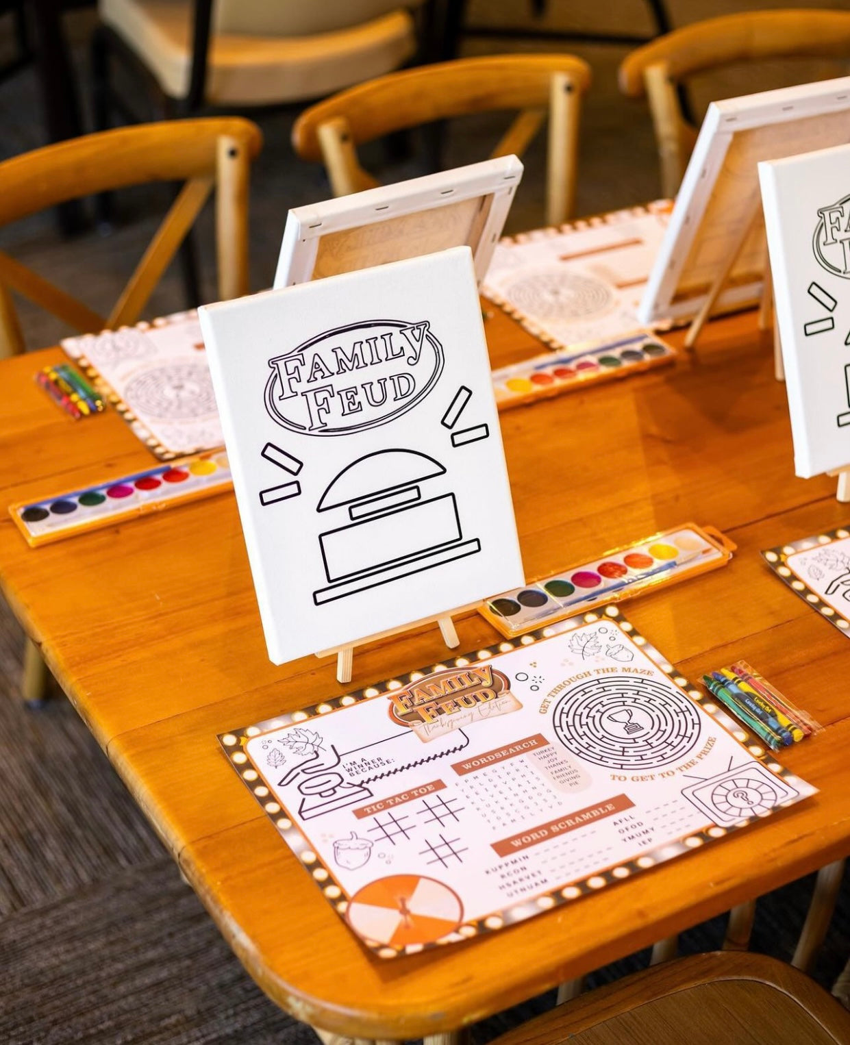 Kids Natural Rattan Rectangular Table