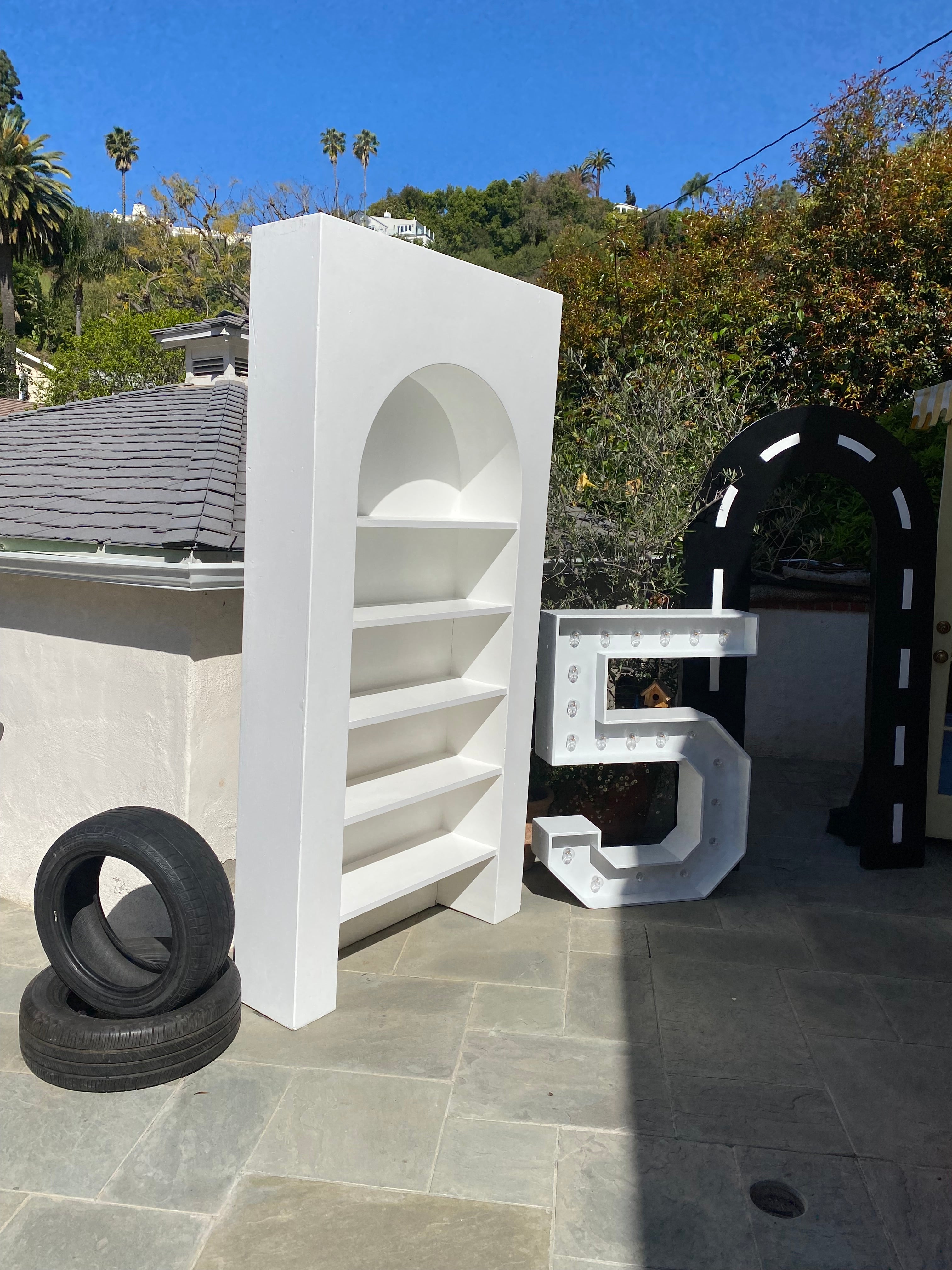 Race Car Road Rainbow Arch