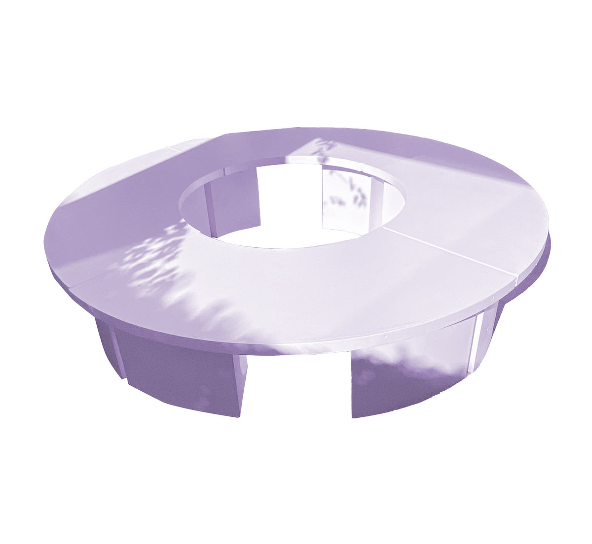 Kids Lavender Serpentine Circle Table