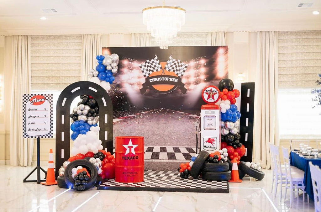 Race Car Road Backdrop