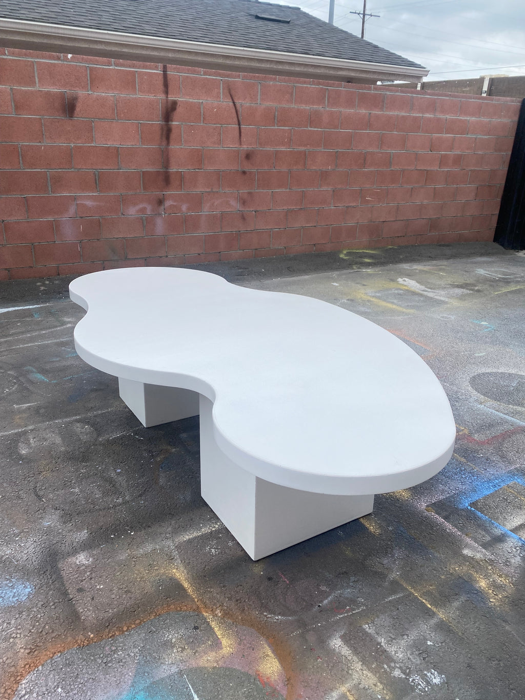 Kids White Cloud Table
