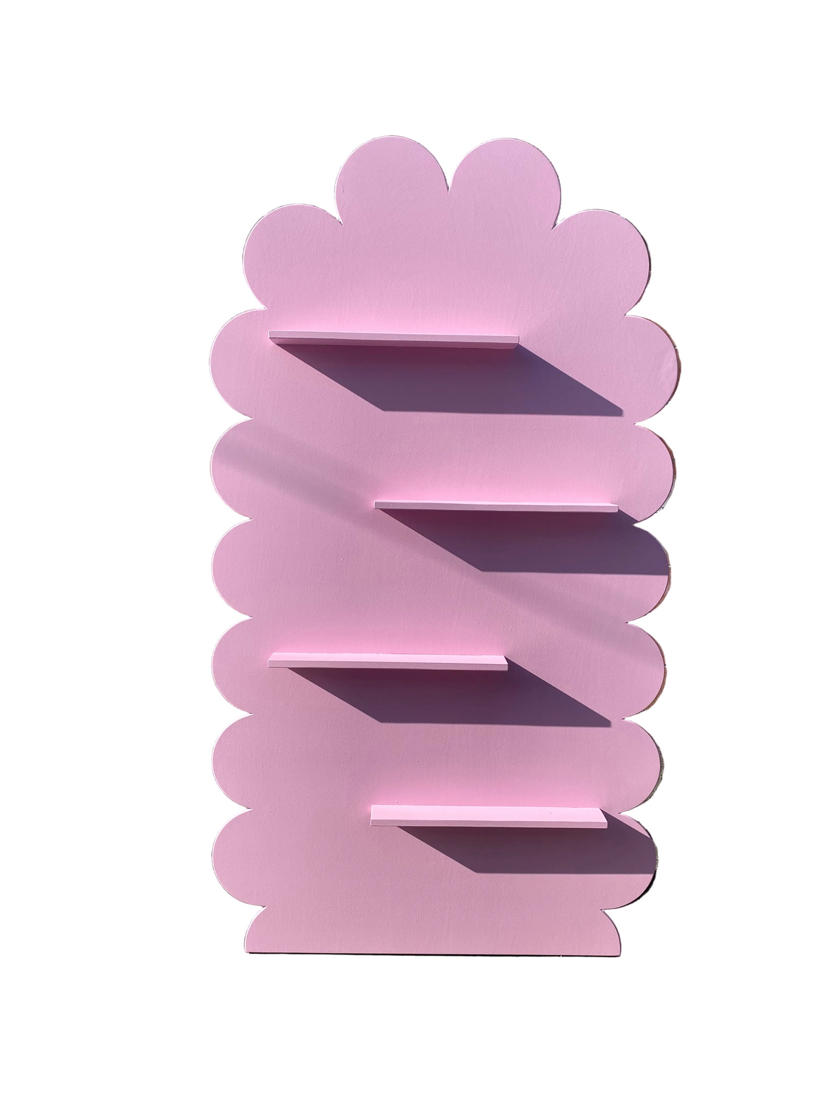 Light Pink Daisy Arch Shelf Display Wall