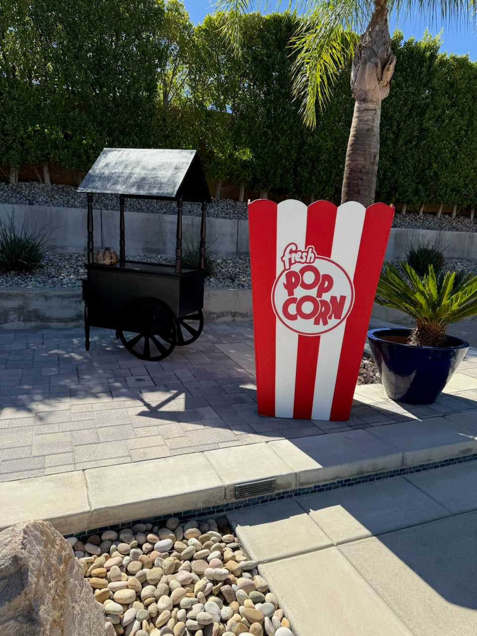 Giant Red Popcorn Box
