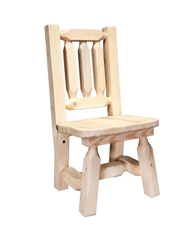 Kids Natural Wood Stick Chair