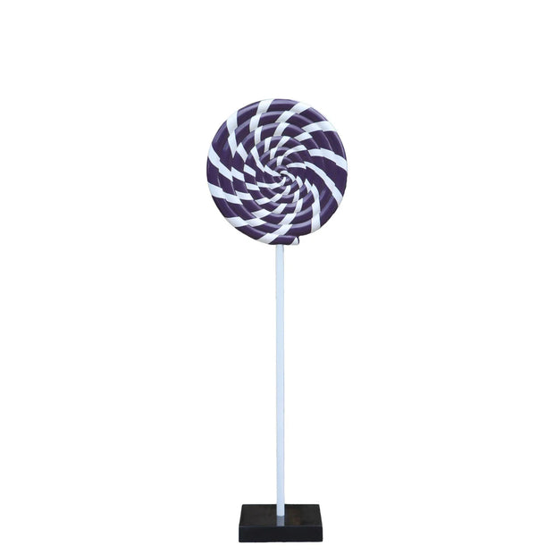Purple & White Lollipop