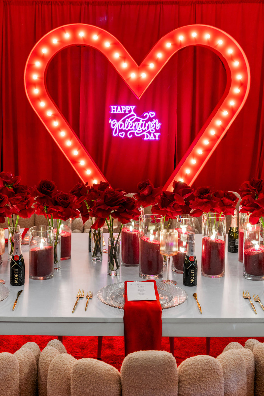 Red LED Heart