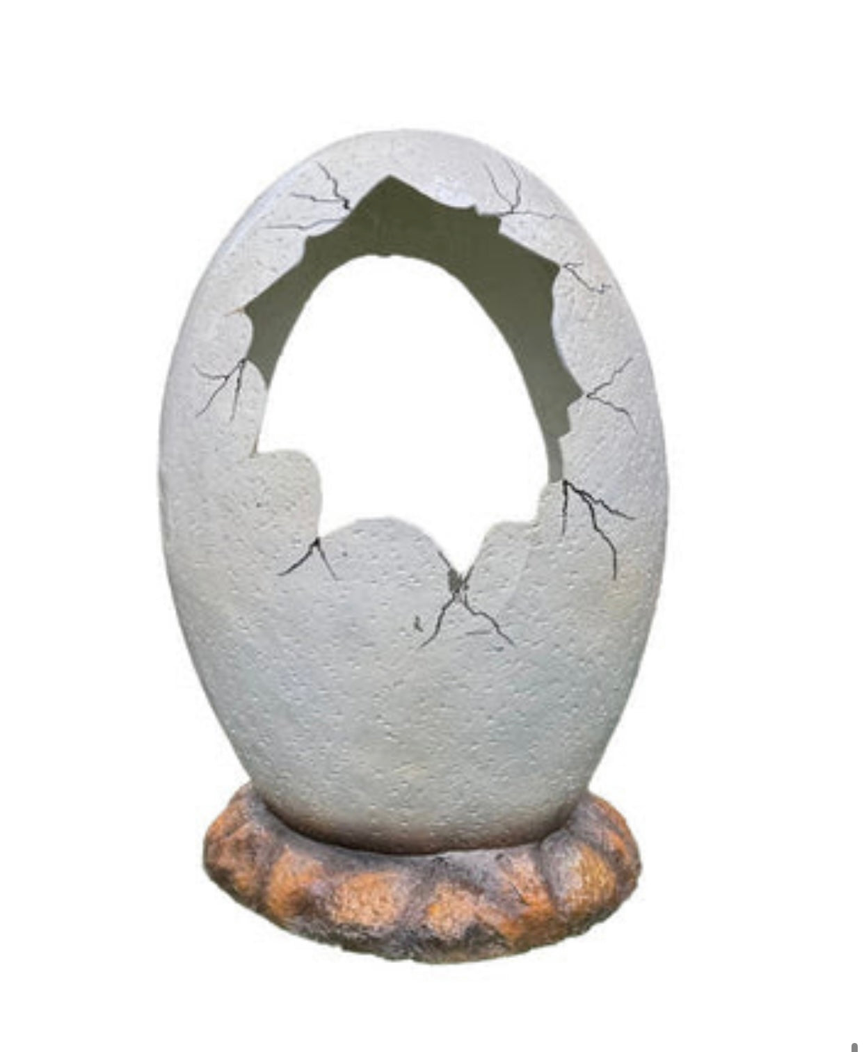 Large Dinosaur Cracked Egg