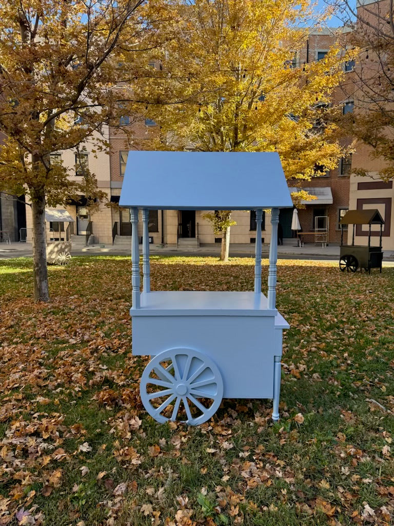 Light Blue Dessert Cart
