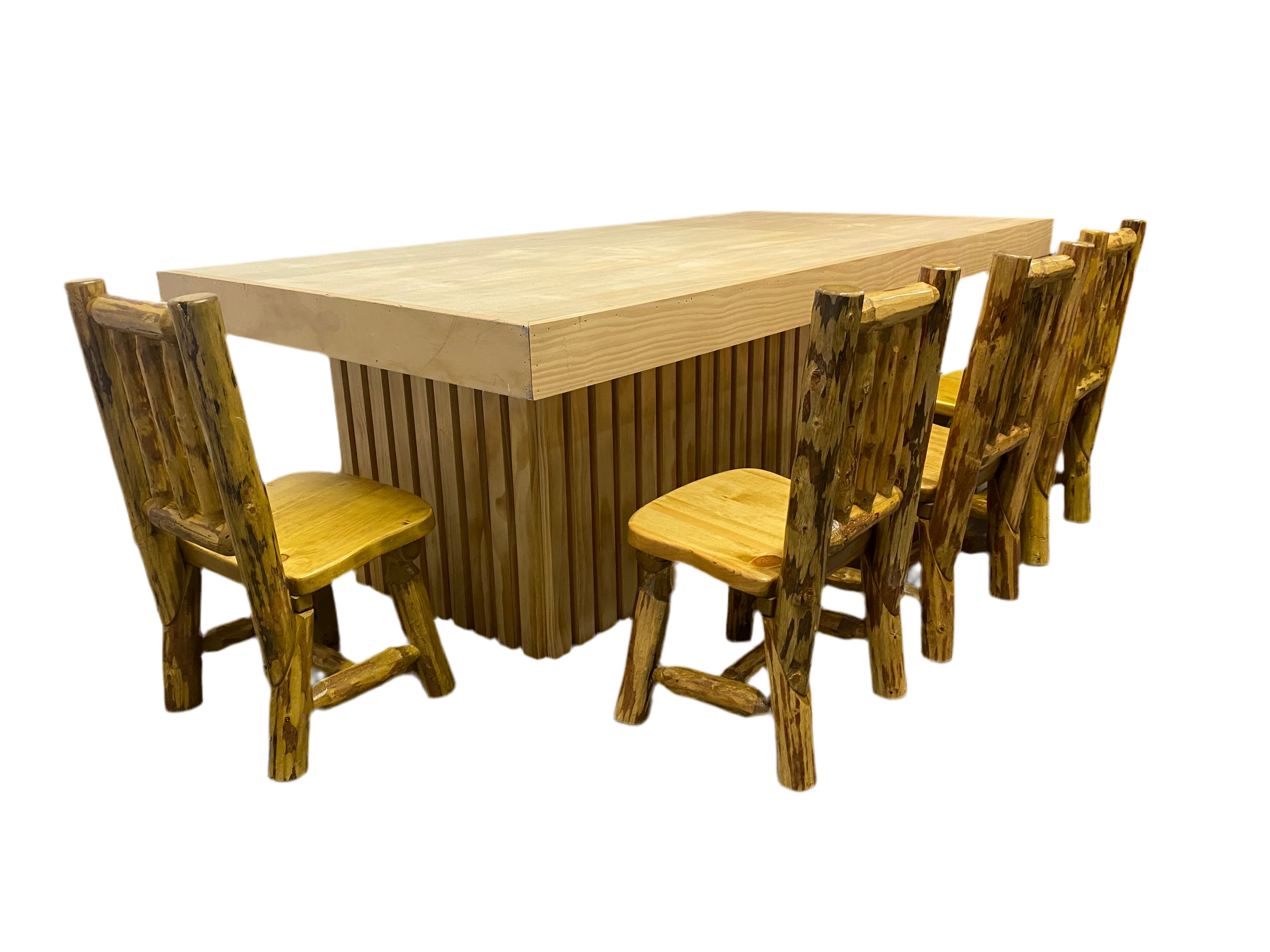 Kids Natural Stick Table