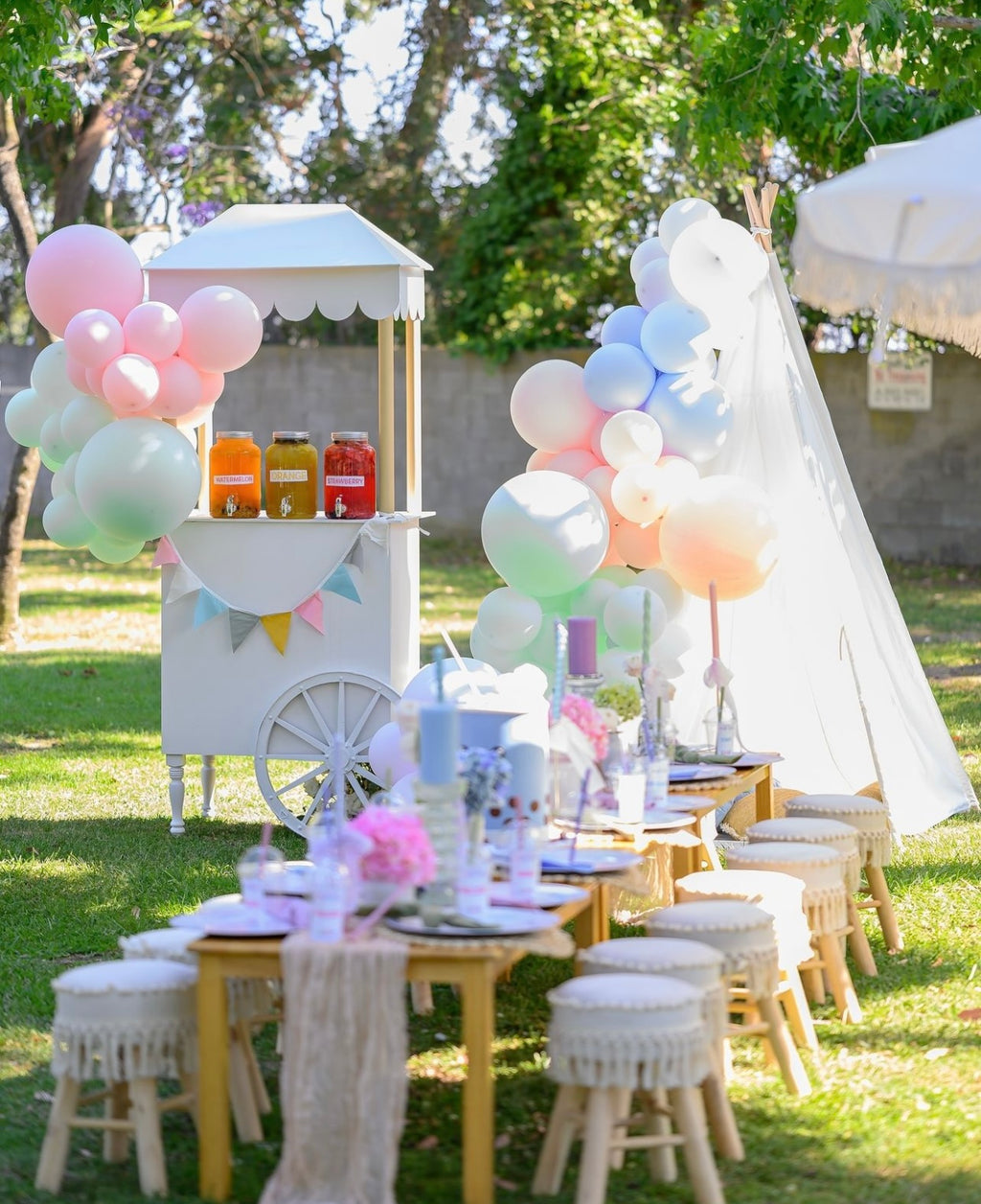 Kids Pom Pom Stools