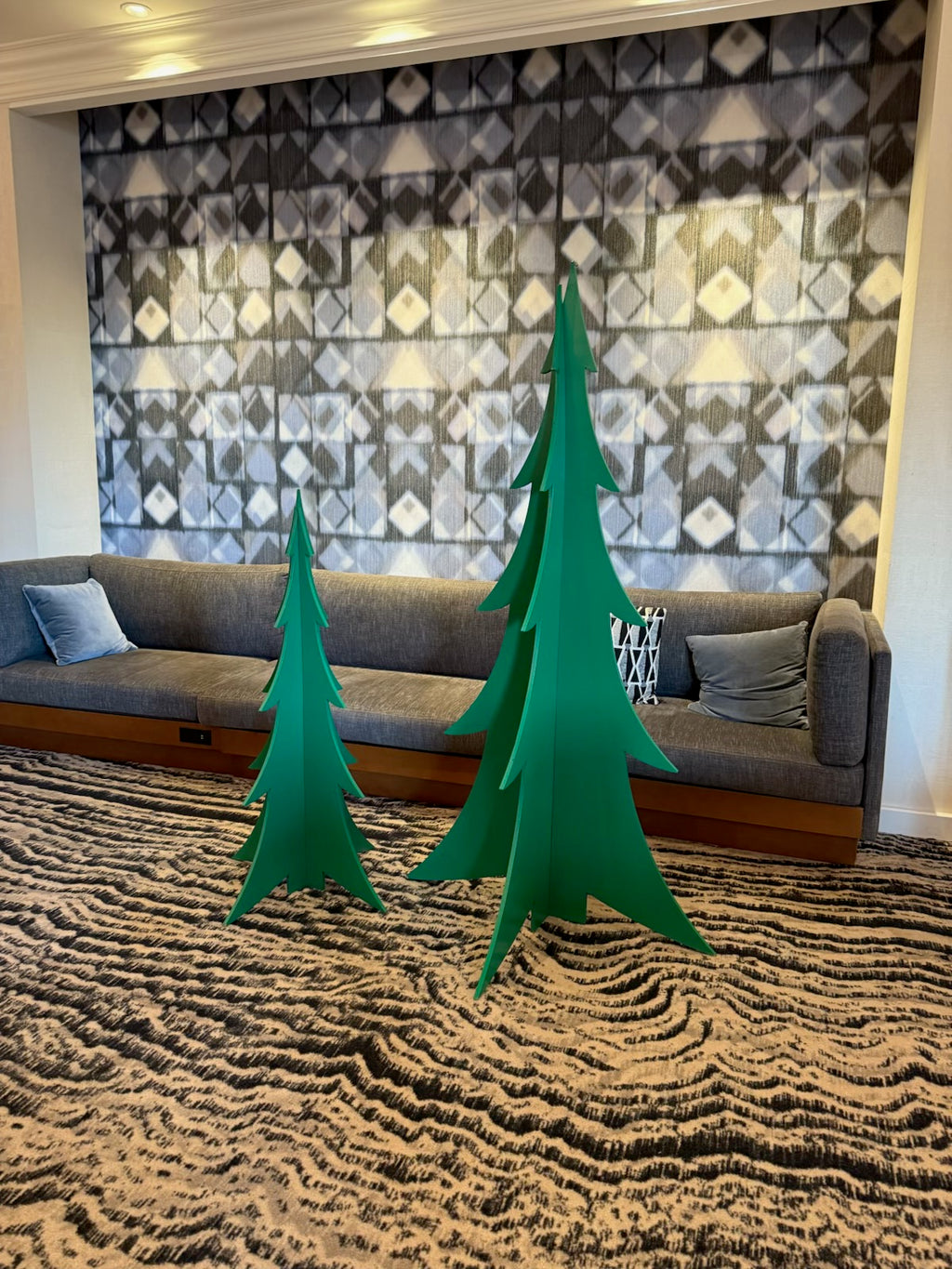 6 Foot Green Christmas Wood Tree