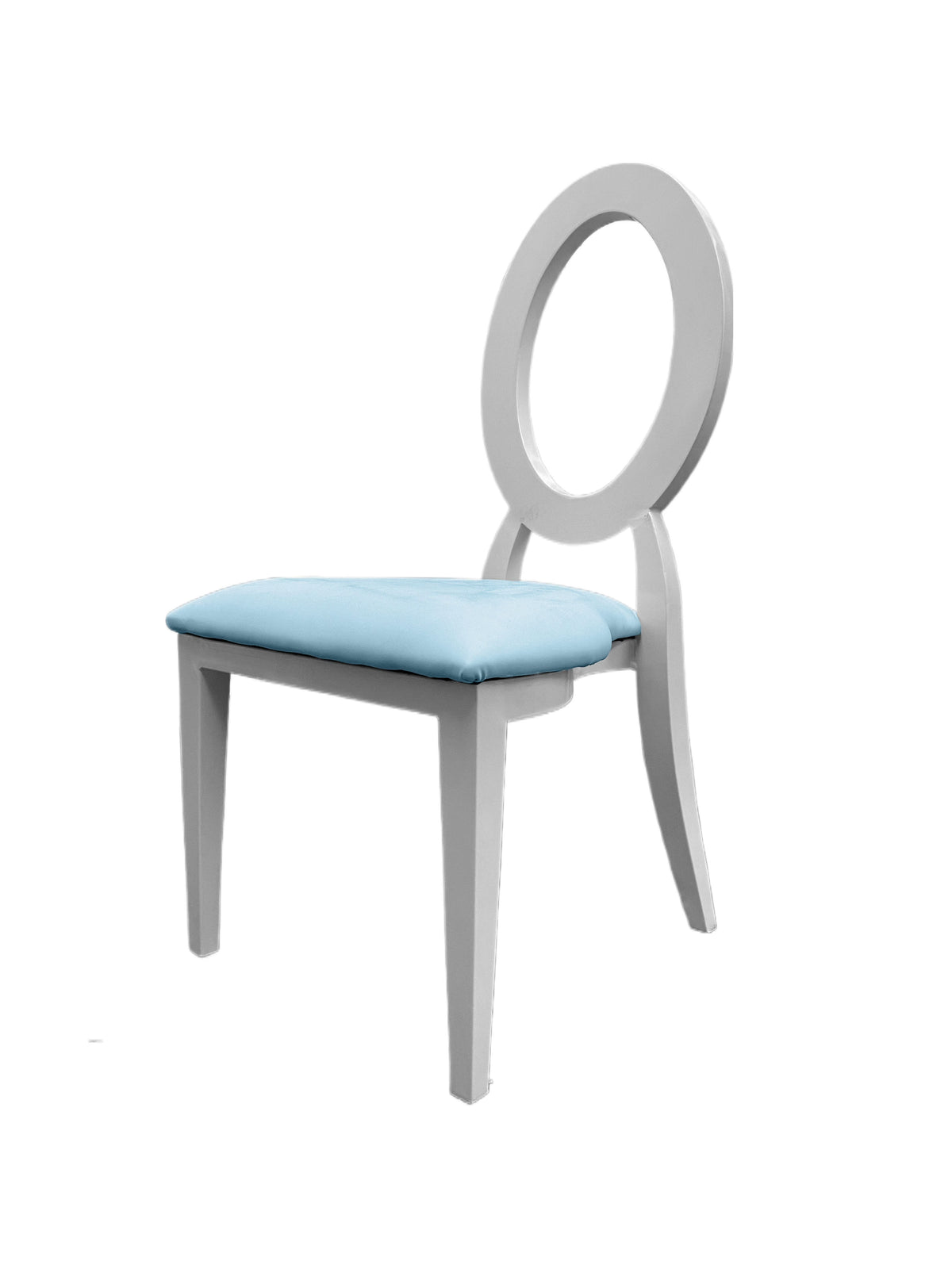 Kids Blue & White Washington Chair