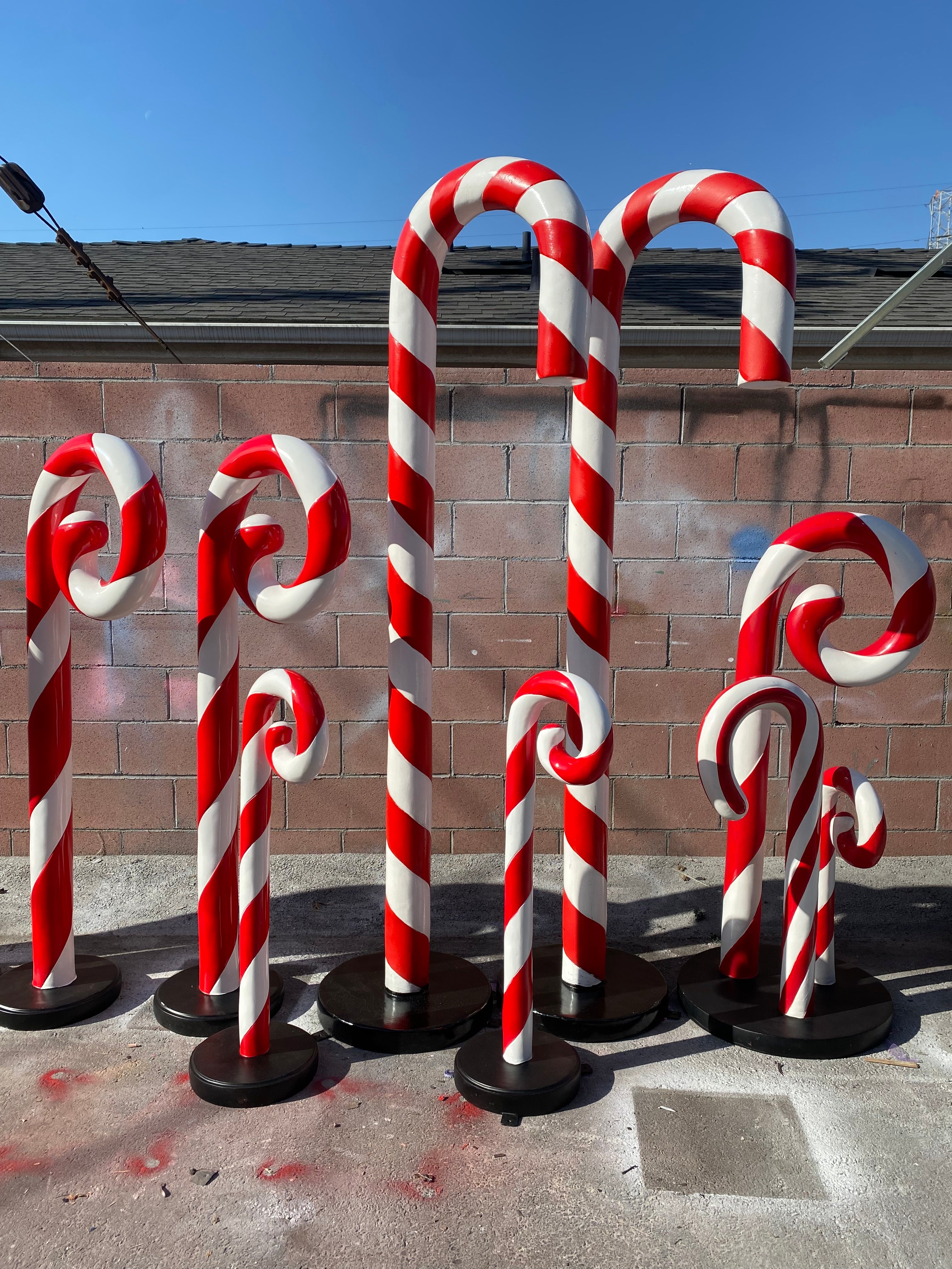 Trio Peppermint Swirl Candy Cane