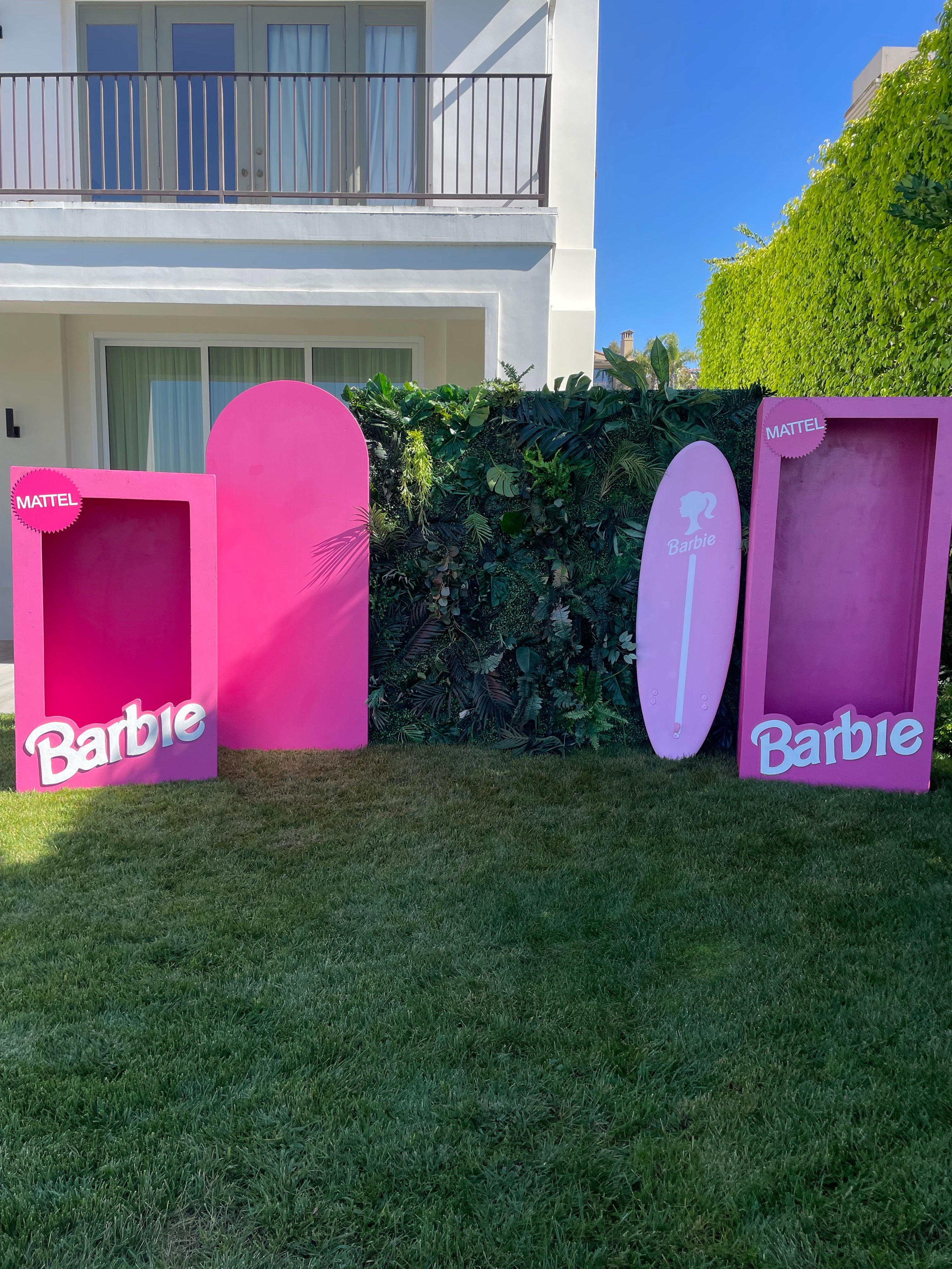 Light Pink Barbie Surf Board