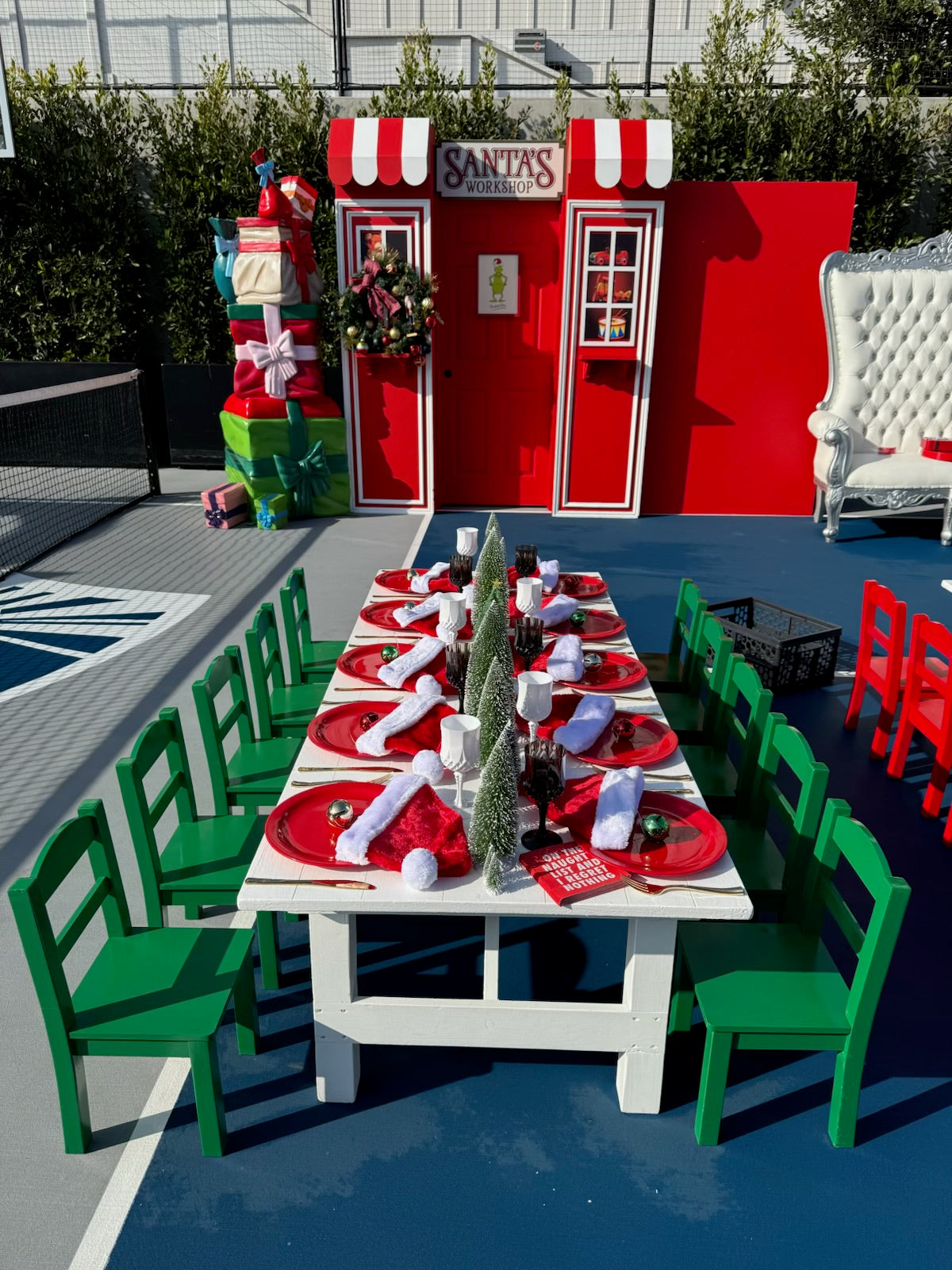 Kids White Farm Table
