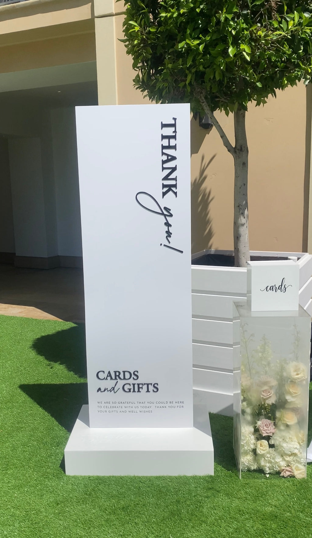 Thank You Cards & Gifts Sign