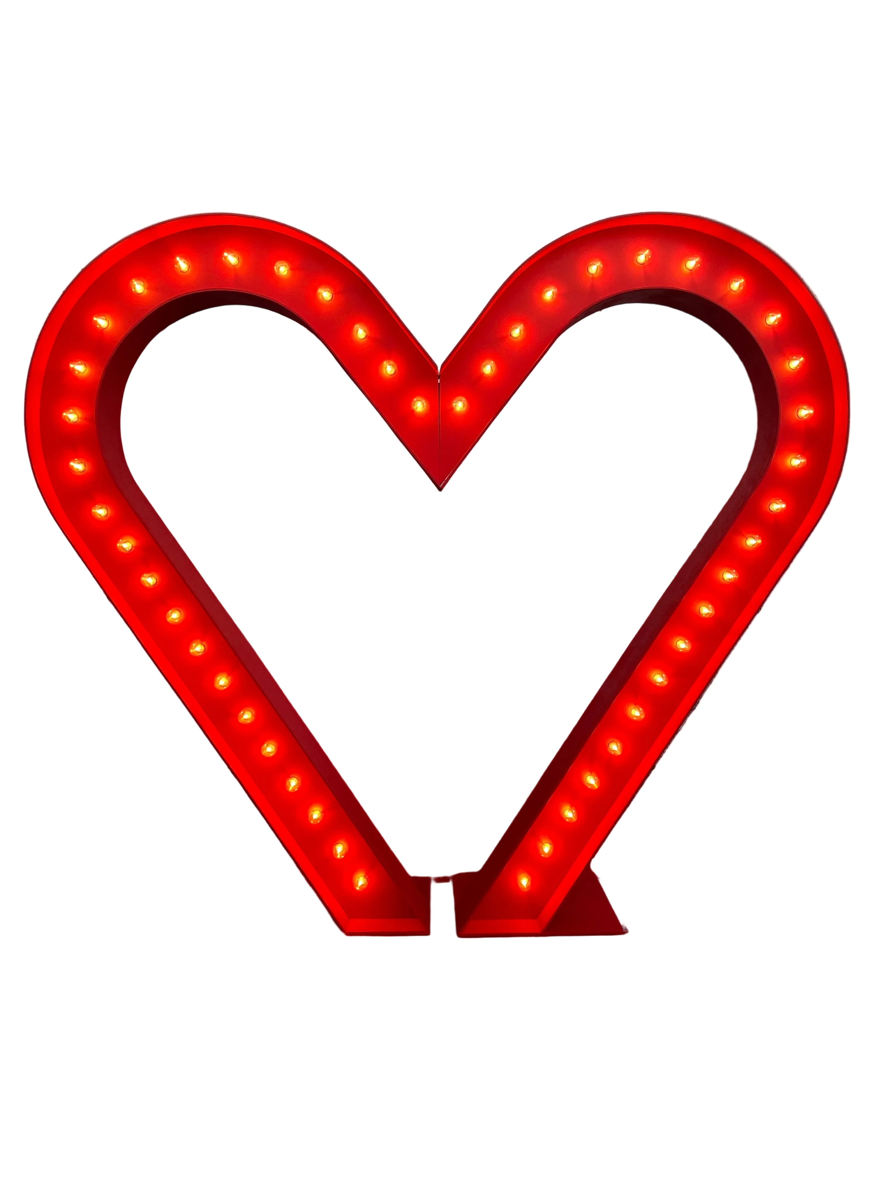 Red LED Heart