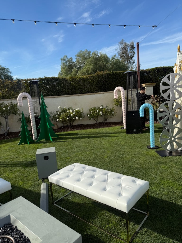 Blue & White Candy Cane