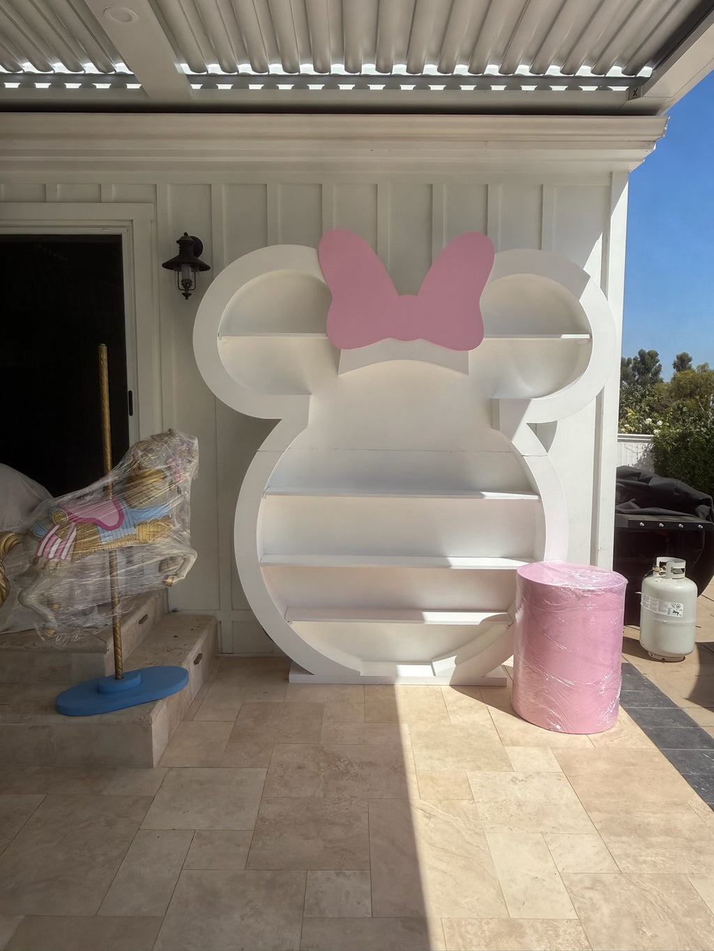 2 Foot Light Pink Cylinder